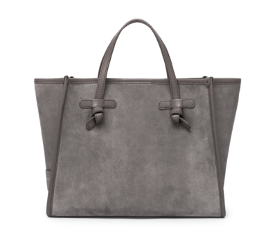 Bolso tote Marcella ante gris claro